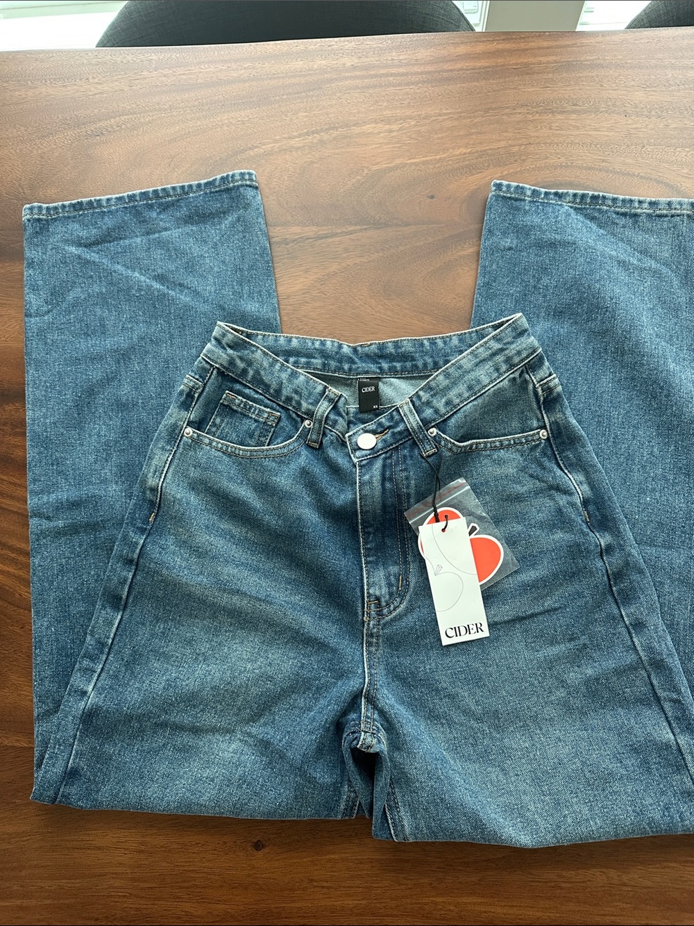 Cider Classic Blue Straight-Leg Jeans